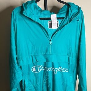 champion logo windbreaker